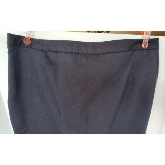 Worthington Womens Black Pencil Skirt 14 Stretch Zipper Office Preppy Dark Acade - Picture 5 of 12